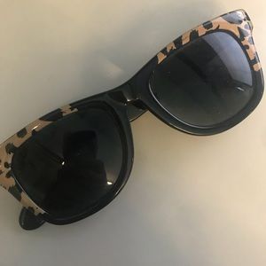 Betsey Johnson leopard print sunglasses